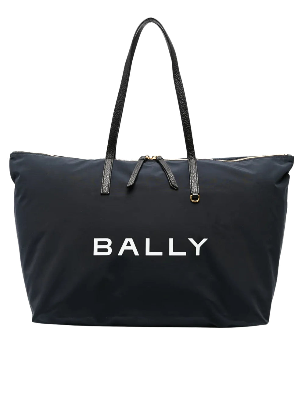 Bally-Logo-Print-Tote-Bag-Black