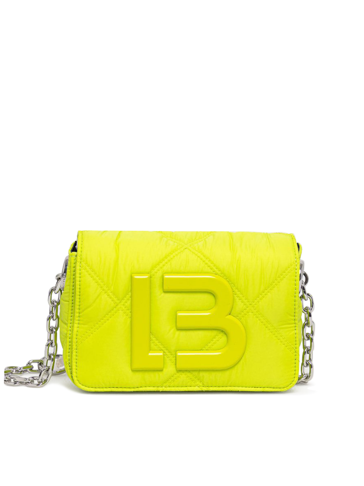 BYL Extra-Small Padded Nylon Flap Bag Neon Green – Balilene