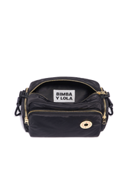 Bimba-Y-Lola-Medium-Black-Nylon-Crossbody-Bag-Balilene-dalam