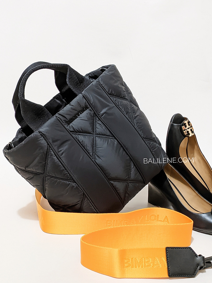 Bimba-Y-Lola-Quilted-Nylon-Shopper-Bag-Black-Balilene-detail-depan1