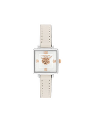Coach-Cass-With-Floral-Logo-Leather-Strap-White