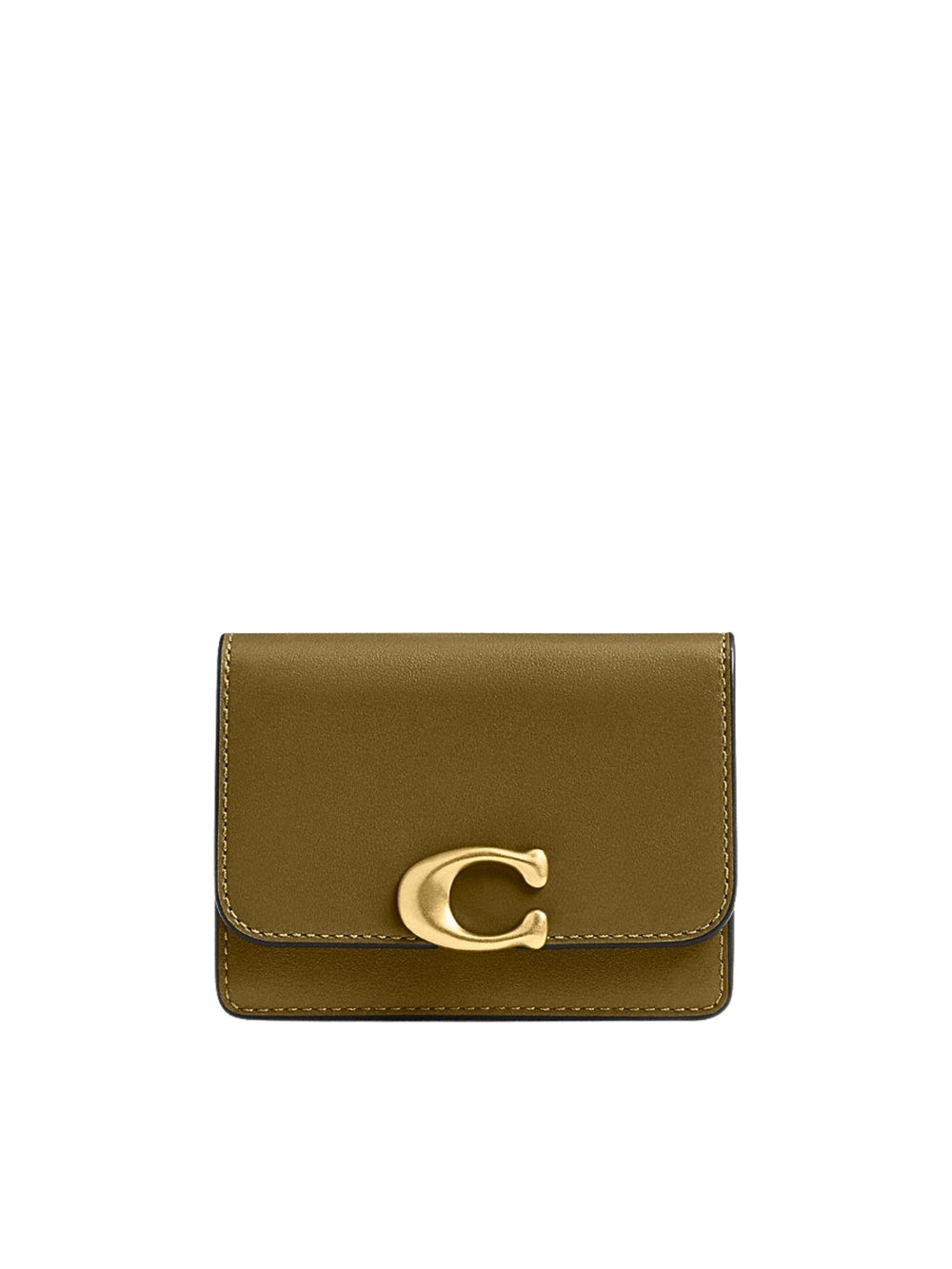 Coach-Bandit-Card-Case-Wallet-Muted-Olive