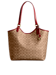 Coach-Box-Program-Coated-Canvas-Signature-Day-Tote-Bag-Tan-Rust