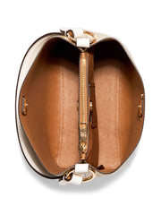 Coach C3411 Small Town Bucket Bag In Signature Canvas With Daisy Print Light Khaki Multi/Chalk