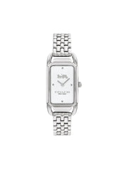 Coach-Cadie-Ladies-White-Dial-Silver-Stainless-Steel-Strap-Watch