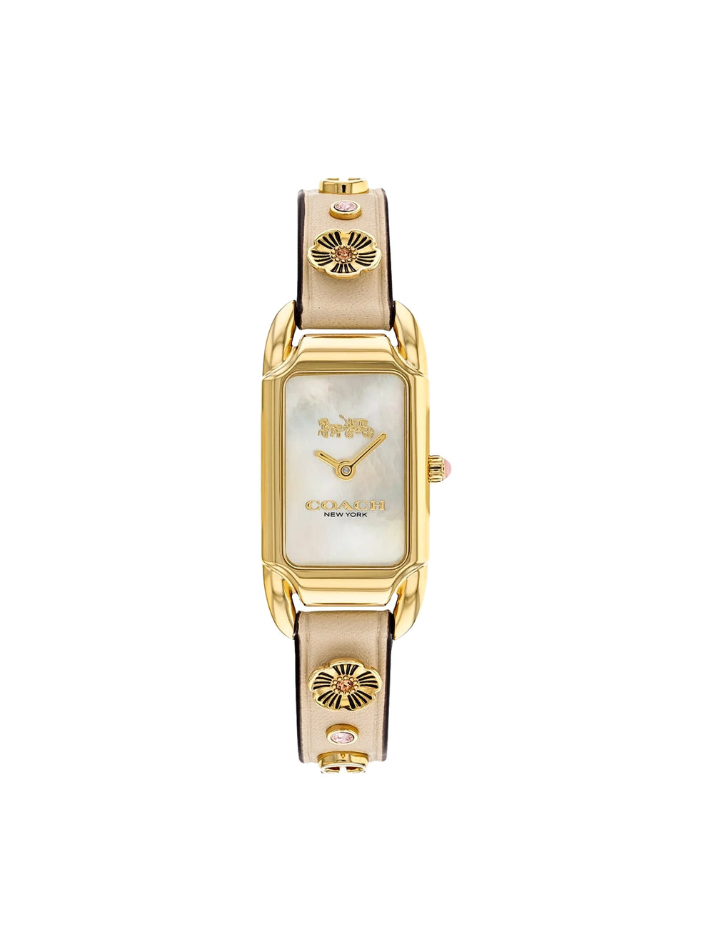 Coach-Cadie-Mother-of-Pearl-Dial-Ivory-Charm-Leather-Strap-Watch