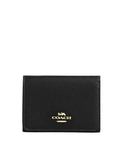 Coach-Card-Holder-Wallet-In-Signature-Canvas-Walnut-Black