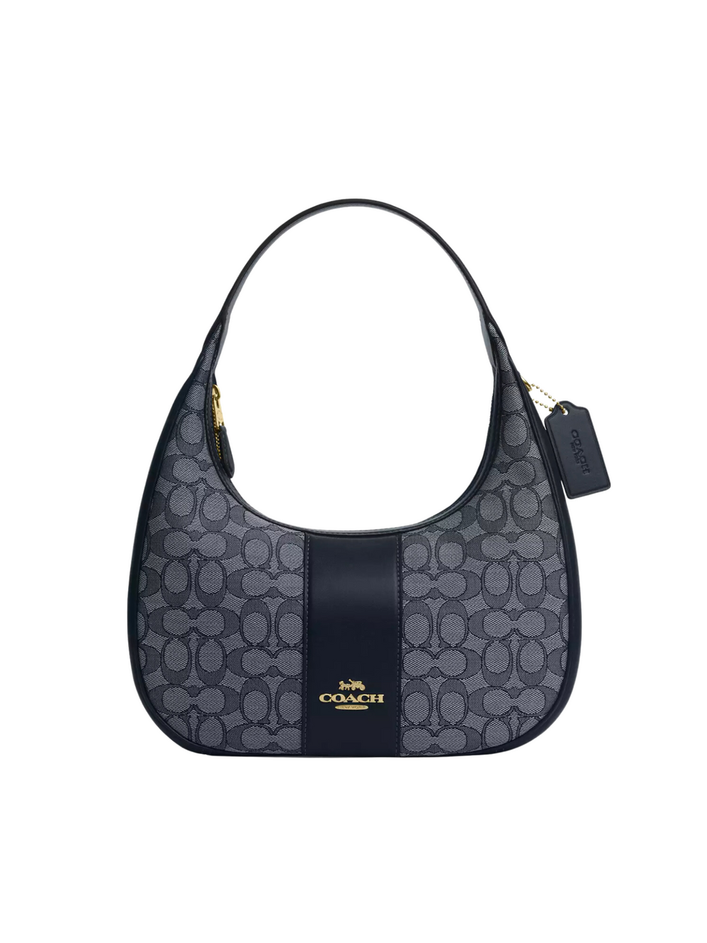 Coach-Carmen-Shoulder-Bag-In-Signature-Jacquard-Navy