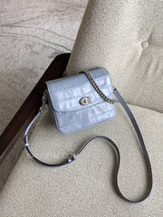 Coach-Cassie-19-Croc-Embossed-Crossbody-Bag-Grey-Blue-balilene
