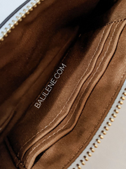 Coach Corner Zip Wristlet In Signature Leather Chalk