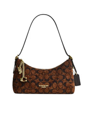 Coach-Emeilia-Shoulder-Bag-In-Signature-Chenille-Truffle
