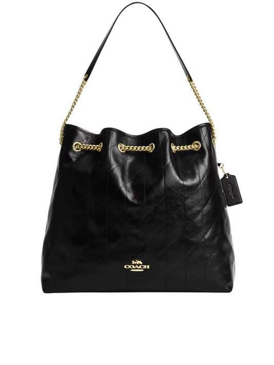 Coach-Evelyn-Large-Shoulder-Bag-With-Quilting-Black
