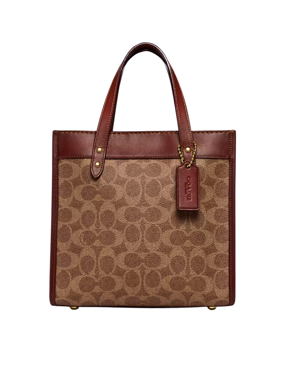 Coach-Field-Tote-22-In-Signature-Canvas-With-Horse-And-Carriage-Print-Tan-Multi
