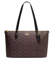 Coach-Gallery-Tote-Bag-In-Signature-Canvas-BrownBlack