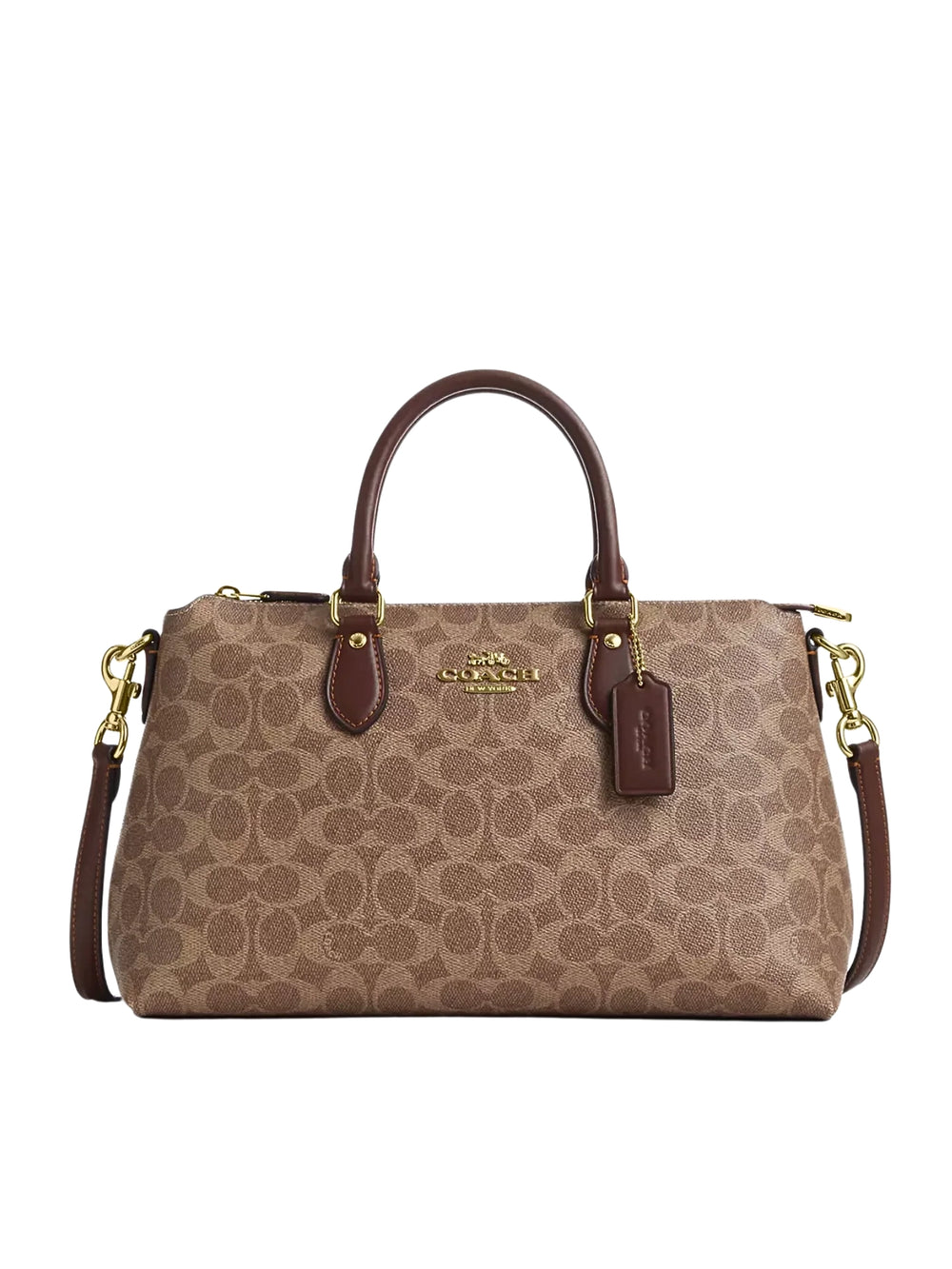 Coach-Georgia-Satchel-Bag-In-Signature-Canvas-Tan-Brown