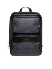 Coach-Gotham-Backpack-In-Signature-Canvas-Charcoal-Black