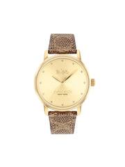 Coach Grand Double Strap Watch Pink Tan