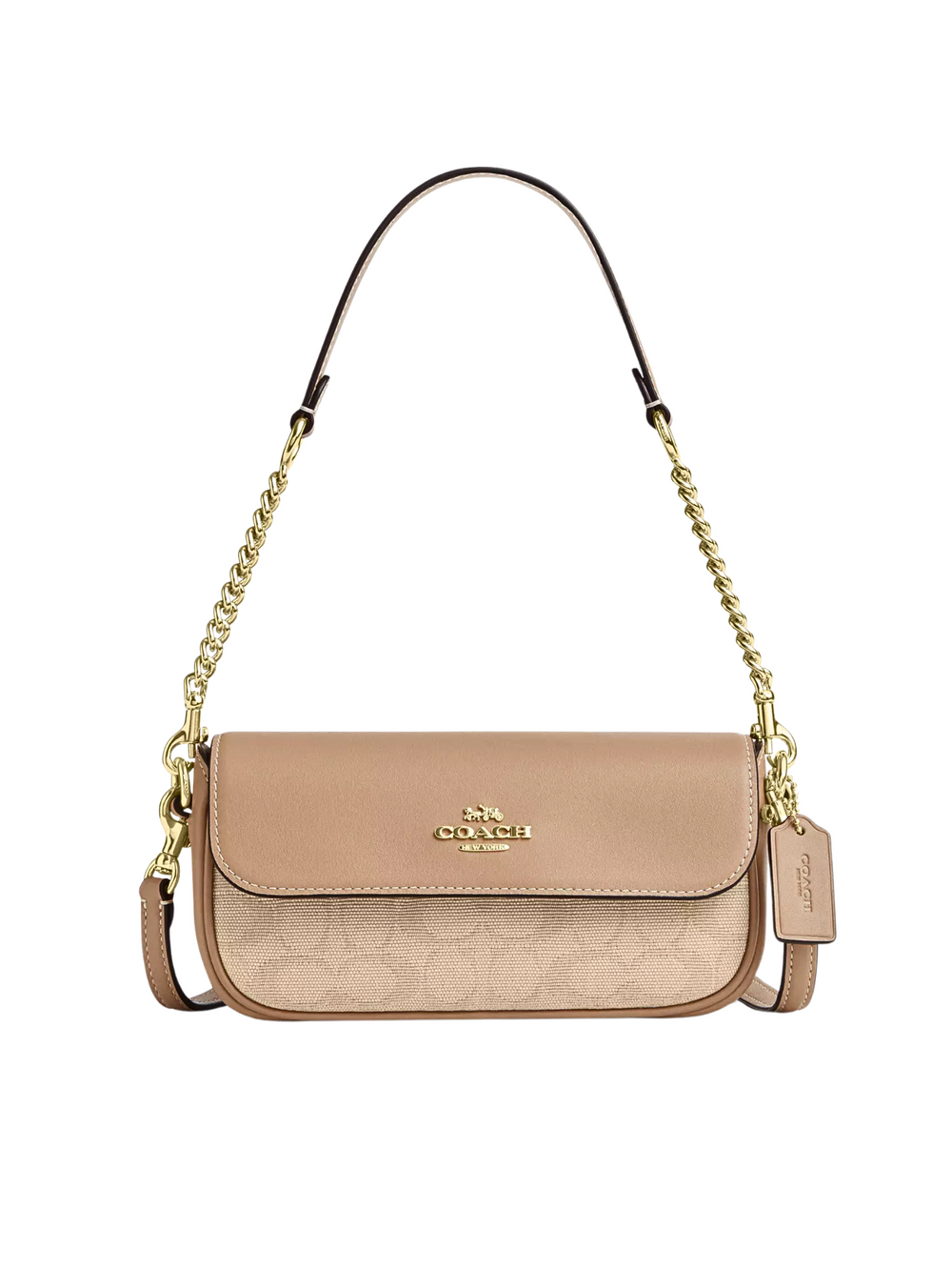 Coach-Hailey-Flap-Bag-With-Signature-Canvas-Dark-Natural