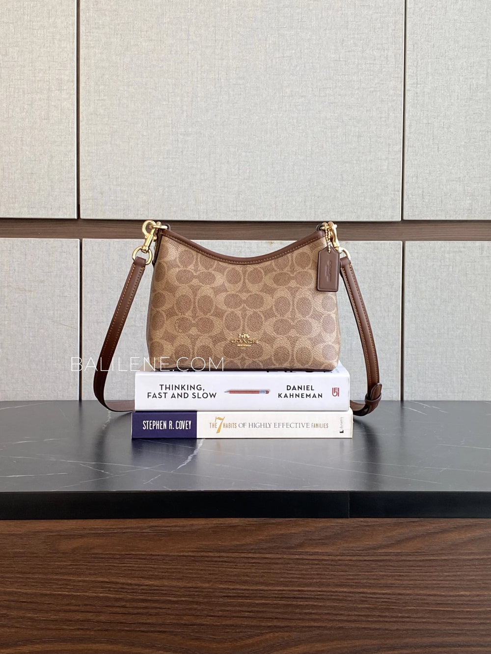 Coach-Laurel-Small-Shoulder-Bag-In-Signature-Canvas-Tan-Brown-balilene