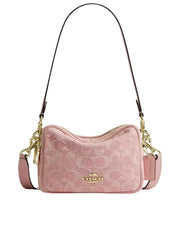 Coach-Mini-Carey-Crossbody-Bag-In-Signature-Denim-Light-Pink