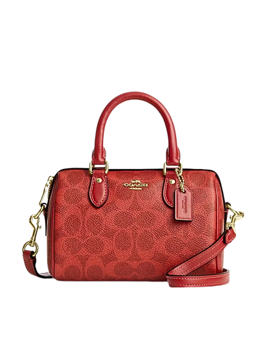 Coach-Mini-Rowan-Crossbody-Bag-In-Signature-Canvas-Crimson