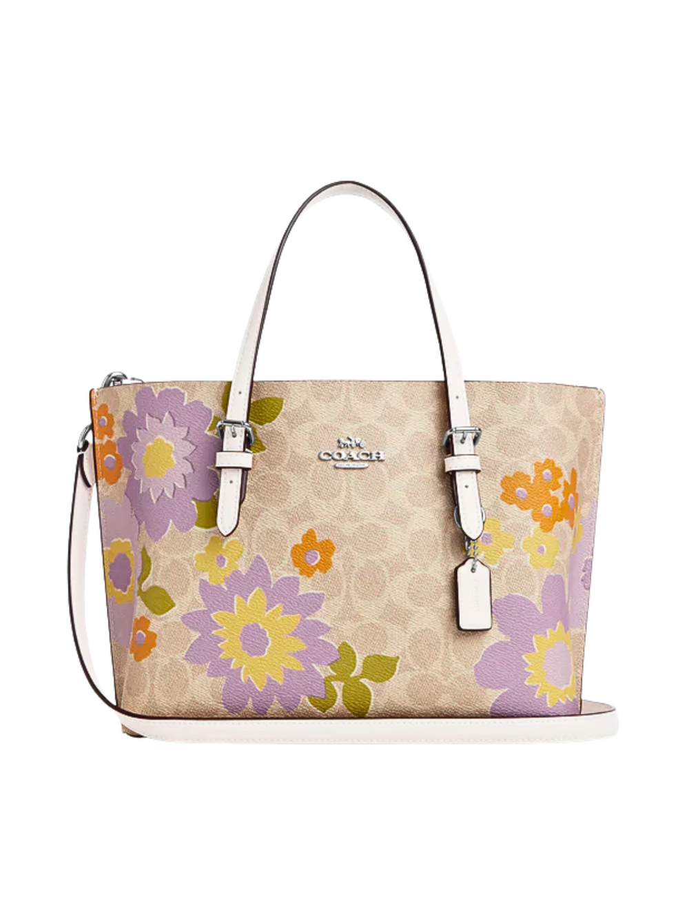 Coach-Mollie-Tote-Bag-25-In-Signature-Canvas-With-Floral-Print-Sand-Multi