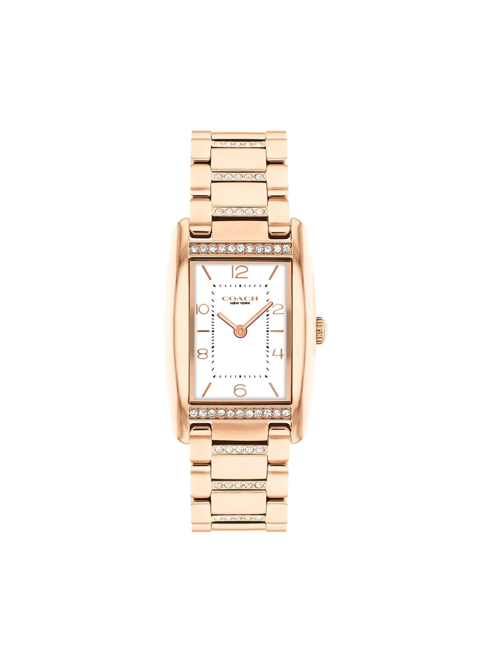 Coach-Reese-Ladies-White-Dial-Rose-Gold-Stainless-Steel-Strap-Watch