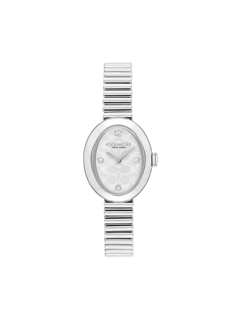 Coach-Sammy-Silver-White-Dial-Stainless-Steel-Watch