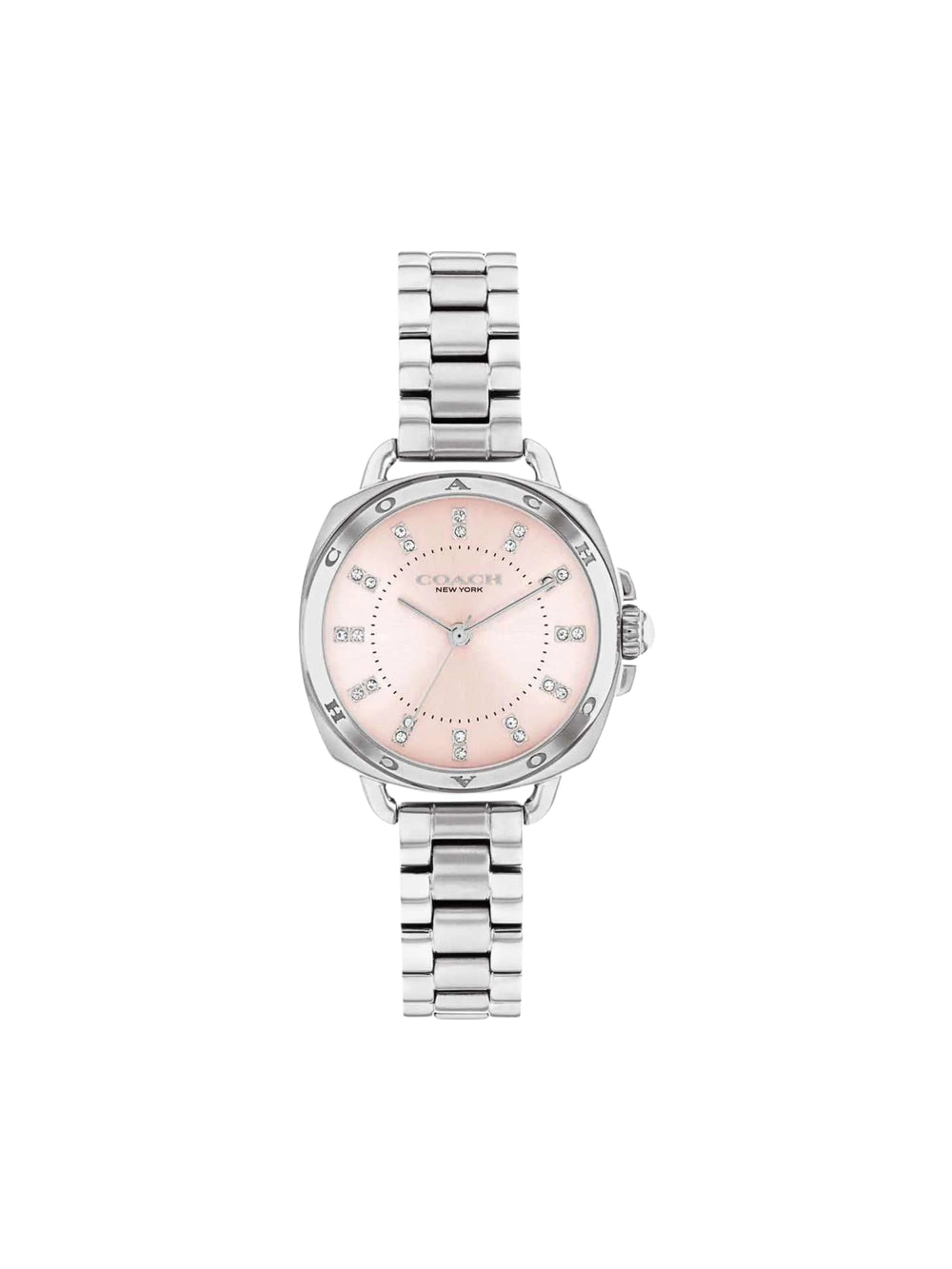 Coach-Tatum-Blush-Dial-Womens-Stainless-Steel-Quartz-Watch-Silver