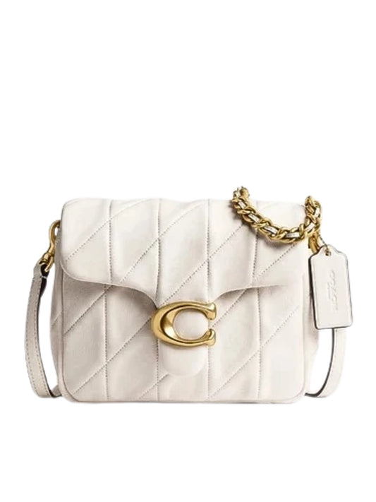 Coach Times Square Tabby Shoulder Bag 26 With Quilting Chalk