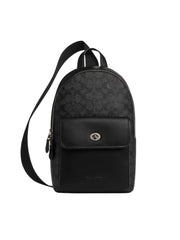 Coach-Turnlock-Sling-Pack-In-Signature-Canvas-Charcoal-Black
