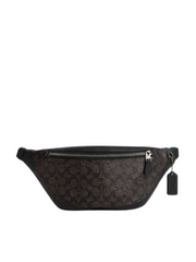 Coach-Warren-Belt-Bag-In-Signature-Canvas-Walnut-Black