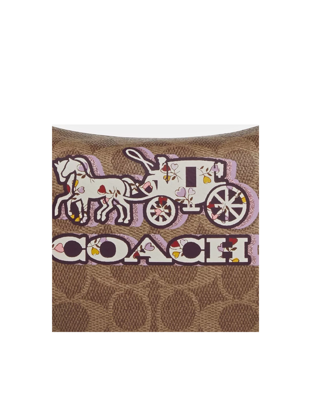 Detail-Coach-Mini-Payton-Bag-In-Signature-Canvas-With-Horse-And-Carriage-Print-Tan-Black-Cherry