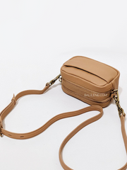 Etienne Aigner Adeline Mini Camera Crossbody Biscuit