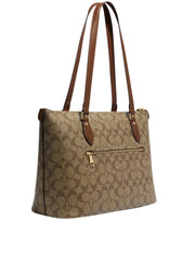 Gambar-Belakang-Coach-Gallery-Tote-Bag-In-Signature-Canvas-Khaki-Saddle
