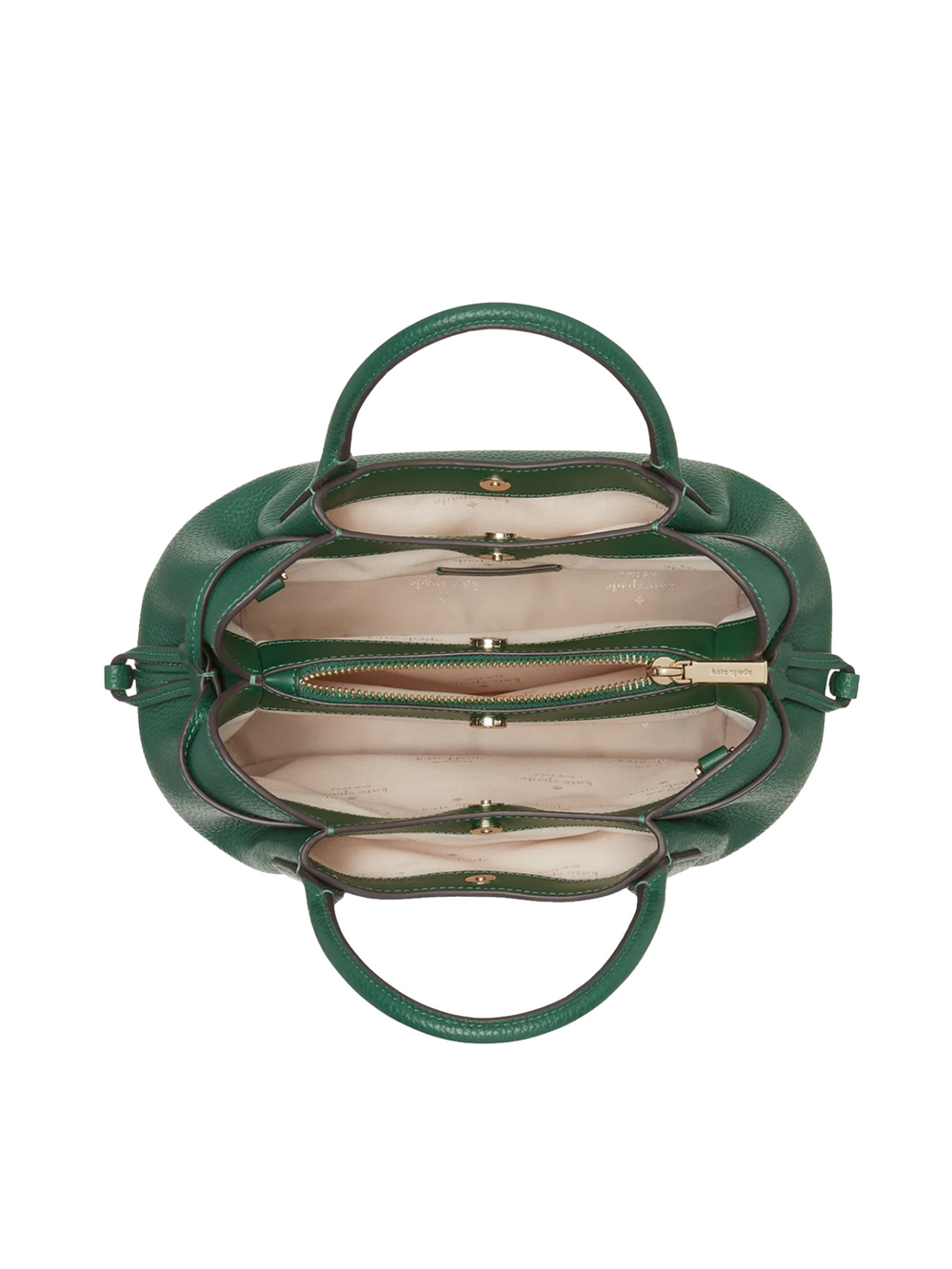 Gambar-Dalam-Kate-Spade-Dumpling-Pebbled-Leather-Small-Satchel-Bag-Arugula