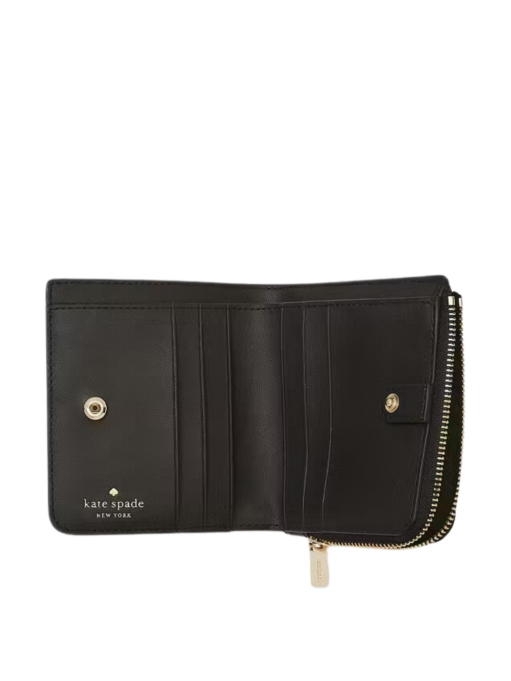 Gambar-Dalam-Kate-Spade-Schuyler-Small-Zip-Bifold-Wallet-Black
