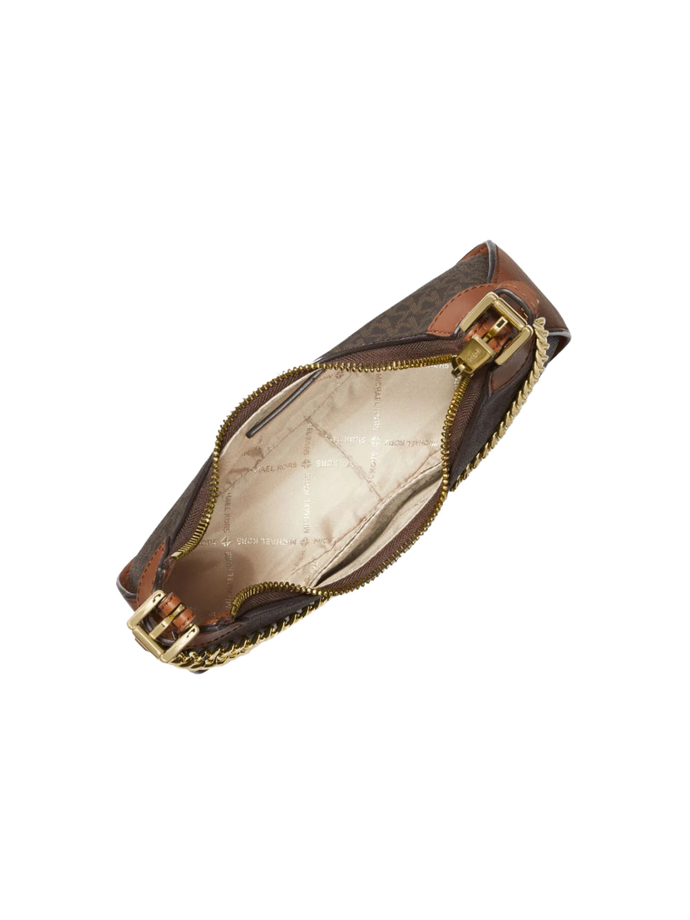 Gambar-Dalam-Michael-Kors-Wilma-Small-Signature-Logo-With-Strap-Chain-Crossbody-Bag-Brown