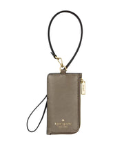 Kate Spade Card Case Lanyard Oyster Shell