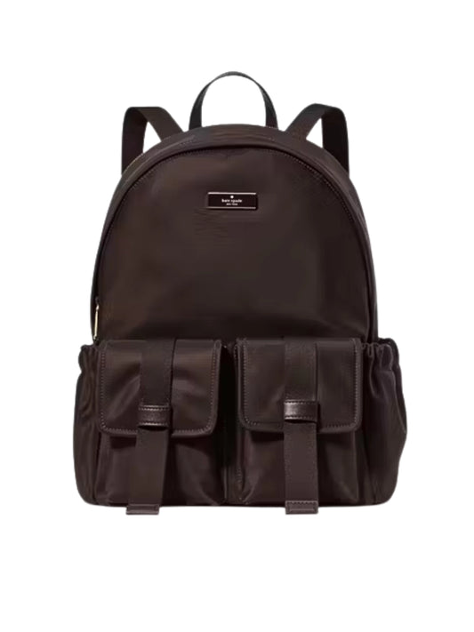 Kate-Spade-Carter-Nylon-Cargo-Backpack-Hot-Fudge