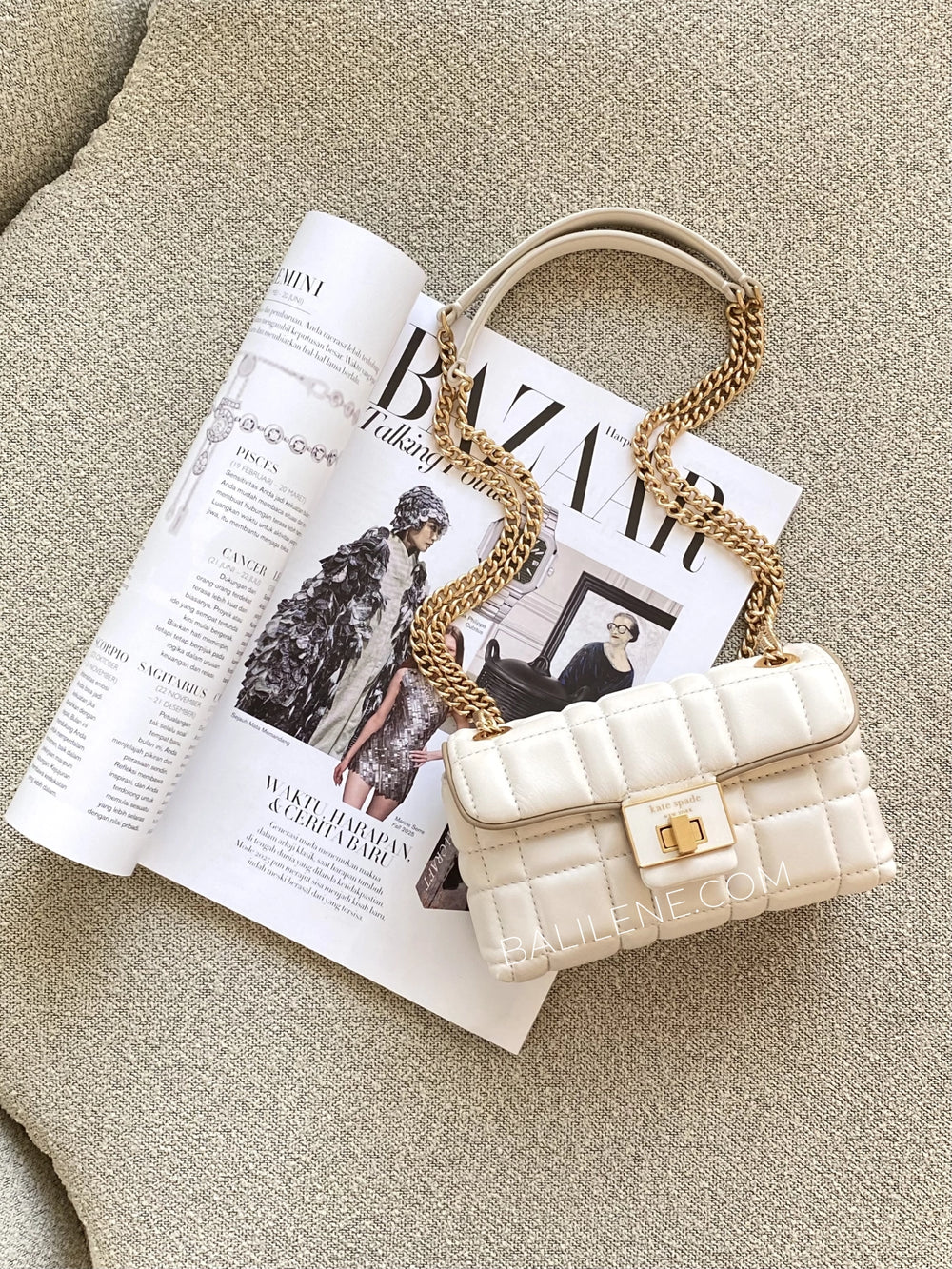 Kate-Spade-Evelyn-Small-Quilted-Leather-Ivory-balilene