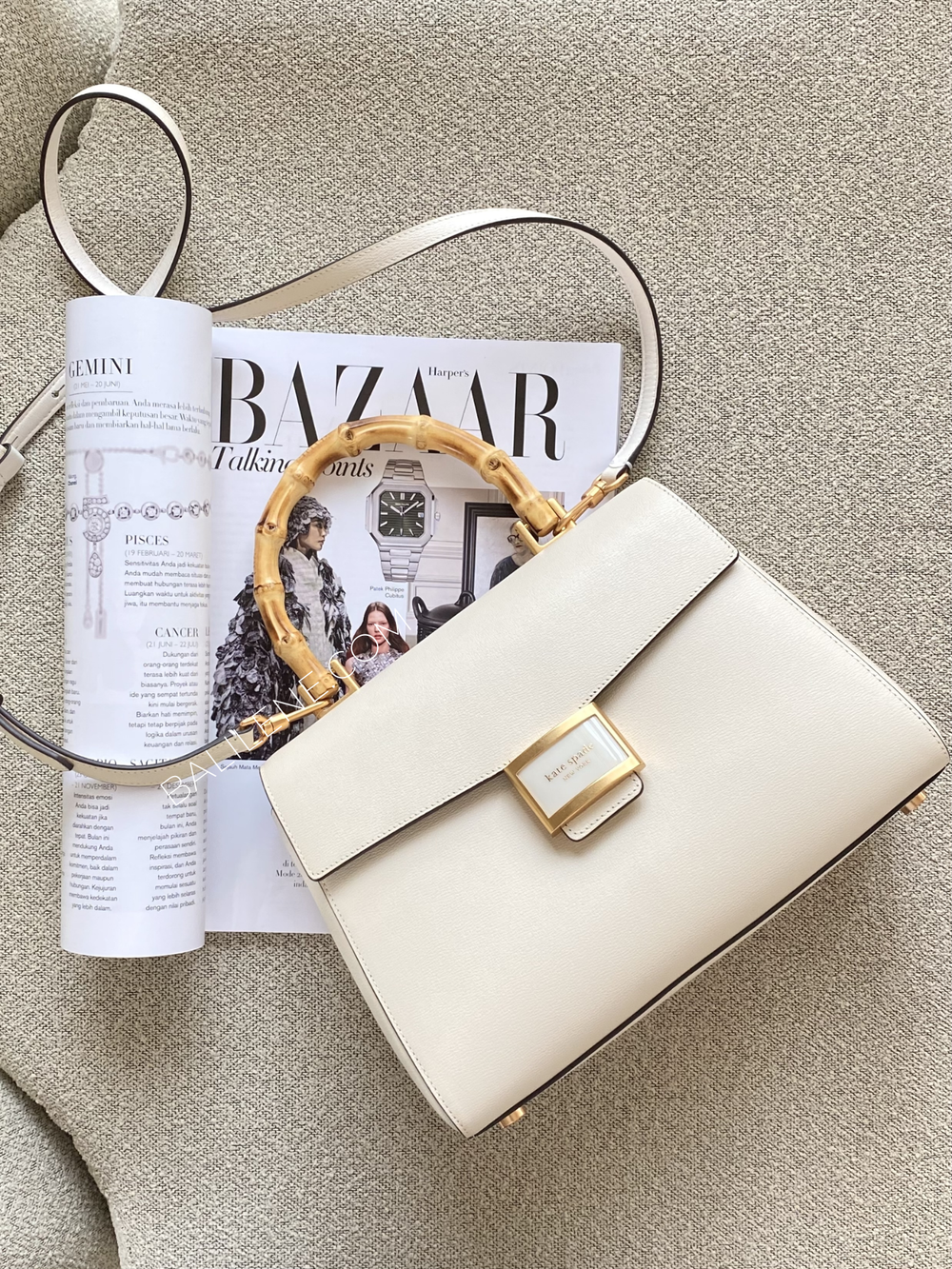 Kate-Spade-Katy-Bamboo-Medium-Top-Handle-Halo-White-balilene