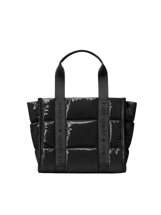 Kate-Spade-Kip-Puffy-Small-Tote-Black