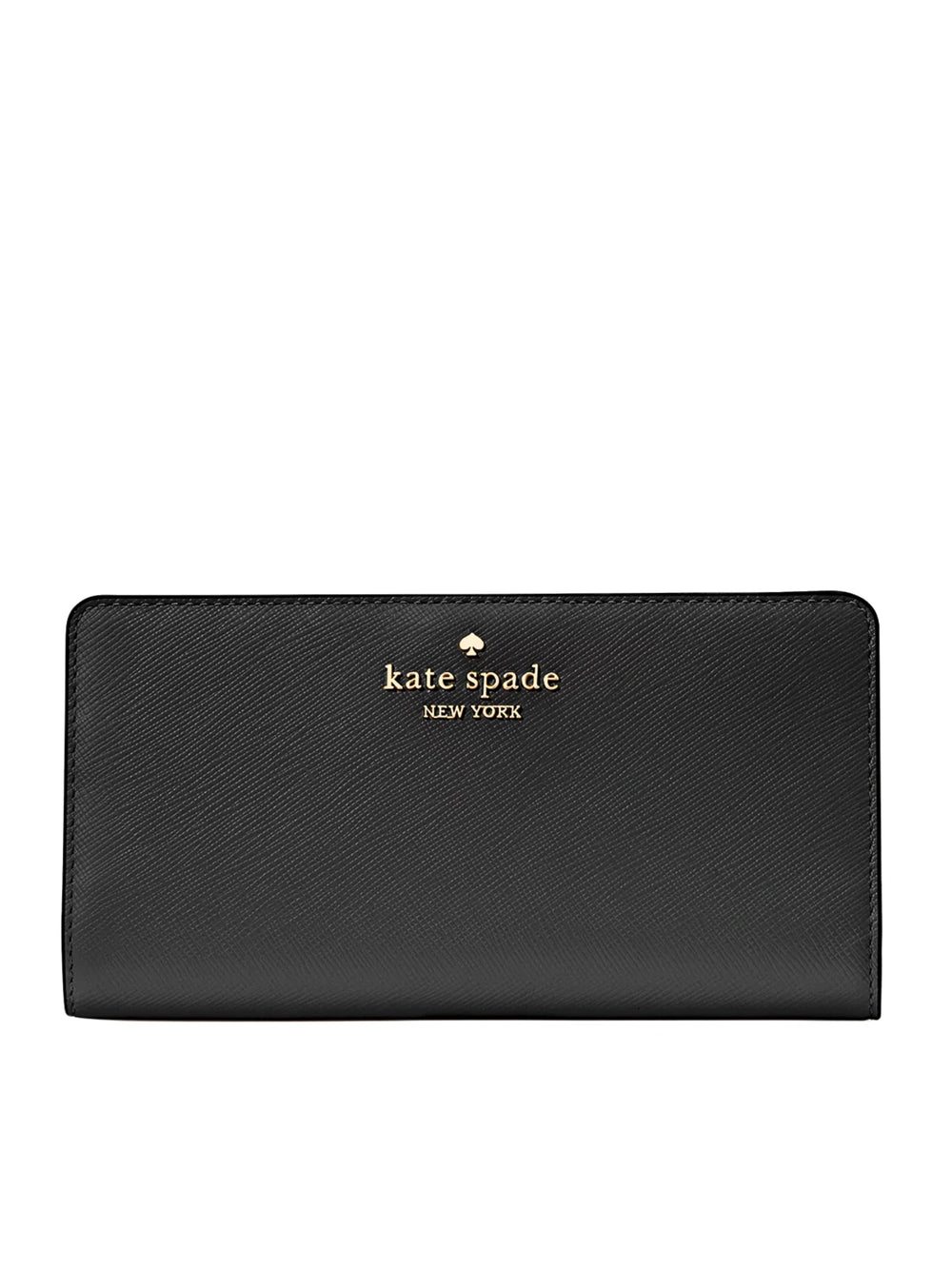 Kate-Spade-Large-Slim-Bifold-Wallet-Black