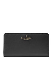 Kate-Spade-Large-Slim-Bifold-Wallet-Black