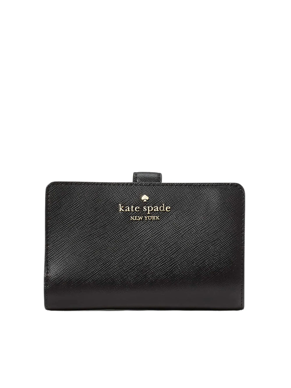 Kate-Spade-Madison-Medium-Compact-Bifold-Wallet-Black