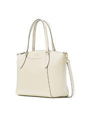 Kate Spade Monica Satchel Pebbled Leather Buttermilk