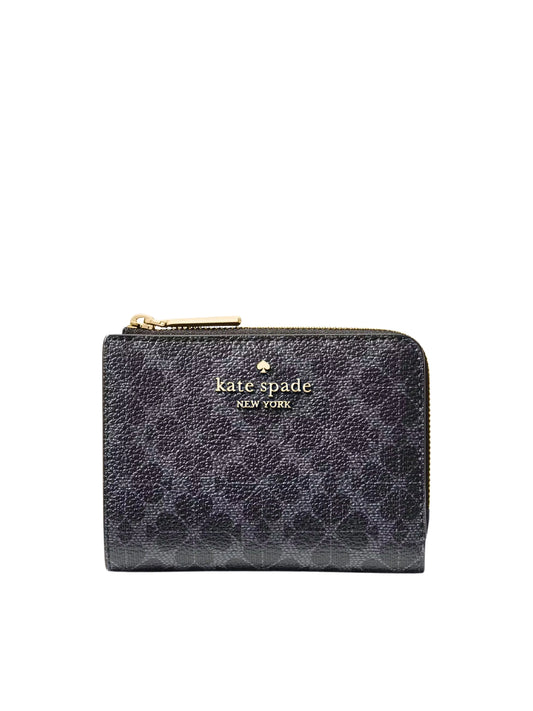 Kate-Spade-Signature-Spade-Flower-Small-L-Zip-Wallet-Black