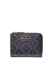Kate-Spade-Signature-Spade-Flower-Small-L-Zip-Wallet-Black