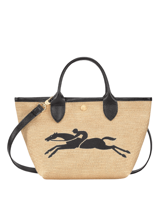 Longchamp Le Panier Pliage Small Basket Bag Black